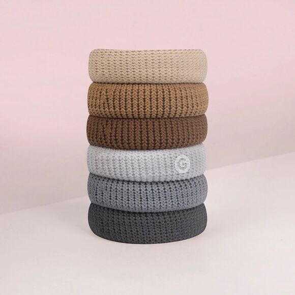 Gimme Beauty Accessories - NIB Gimme Beauty “Thic Fit” Hair Ties - Choco